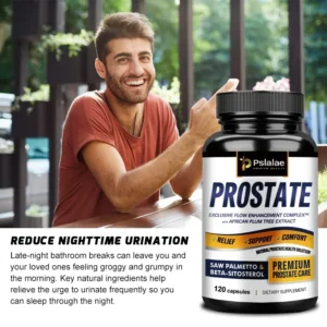 Prostate - Urinary Tract Health, Relieve Frequent Urination, Hair Growth, Bladder Support Capsules - Image 5