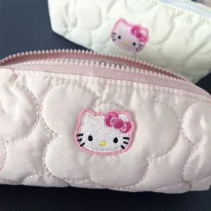 Kawaii Cartoon Hello Kitty Pencil Bag Large Capacity Pencil Case Cute Kt Cat Girl Makeup Bag Student School Office Stationery - Image 4