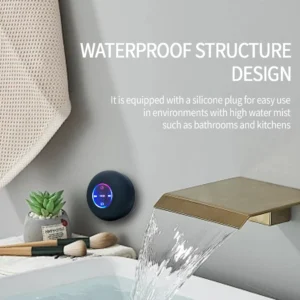 Portable Wireless Bluetooth Speaker LED IPX4 Waterproof Loudspeaker Outdoor Bathroom Large Suction Cup Mini Stereo Sound Box - Image 3