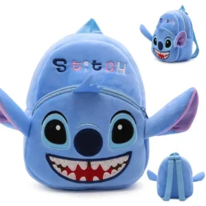 Super Mario Anime Series Plush Backpack Pokemon Pikachu Lilo & Stitch Stuffed Toys Cute Children School Bag Birthday Gifts - Image 3