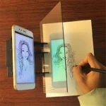 Portable Optical Drawing Copying Board Imitation Tracing With Projection Screen Learning Tool Suitable For Mobile Tablet