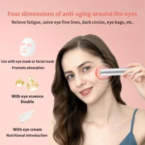 Beauty Eye Care Device Eye Soothing Anti-Aging Dark Circles Remover Tightening Anti Wrinkle Fade Lip Lines Microcurrent Massager - Image 2