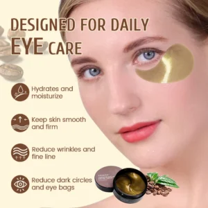 Caffeine Collagen Under Eyes Patches Lighten Dark Circles Bags Puffiness Fine Lines Wrinkle Nourish Eye Skin Care Eye Mask 60pcs - Image 2