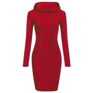 Ladies Dress Autumn Women Hooded Dresses Hoodies Women Sweatshirts Women Hoodies Dress Tops Ladies Clothing - Image 3
