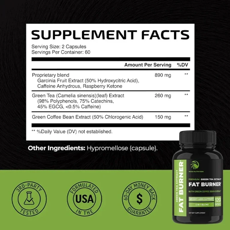 5-in-1 Premium Green Tea for Weight Loss | Belly Fat Burner, Metabolism Booster & Healthy Weight Management for Men and Women - Image 6
