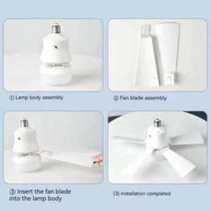 Perfect for Dimmable, Any Design with Silent Light, Installation, Remote Room! Control, Ceiling Fan Recessed -