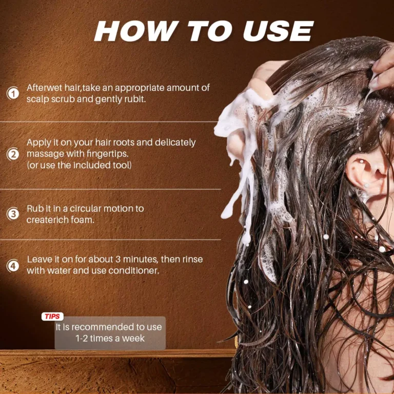 Batana Oil Scalp Scrub for Strengthening Hair Deep Cleaning Nourishing Soothing Shampoo for Sensitive Scalp Hair Care - Image 6