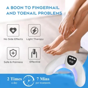 Nail Fungal Light Device Fungal Discolored Remover Portable Nail Fungal Eradication Device for Thick Toenails and Fingernails - Image 4