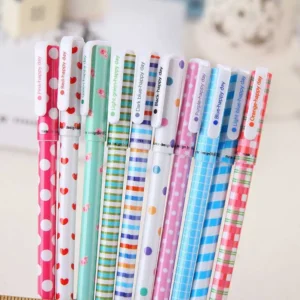 10 Pcs/Set Cute Color Pen Flower Animal Starry Star Sweet Flora Colored Gel Pen 0.5mm pens for school Kawaii Korean Stationary - Image 5