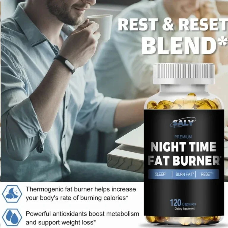 Nighttime Fat Burning Supplement - Promotes Sleep Quality, Powerful Tummy Control For Men And Women, Weight Management - Image 3
