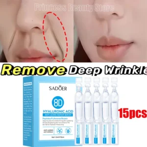 Hyaluronic Acid Instant Wrinkle Remover Essence Fade Fine Lines Face Serum Anti Aging Firming Lifting Whitening Korean Skin Care - Image 3