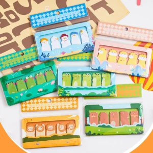 150 Sheets Creative Animal Sticky Notes Student Classified Indexing Stickers Bookmarks Memo Stationery