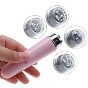 4 in 1 Mini Massage Pen Electric Eye Massager Facials Vibration Massage Stick for Dark Circles Eye Bags - Image 3