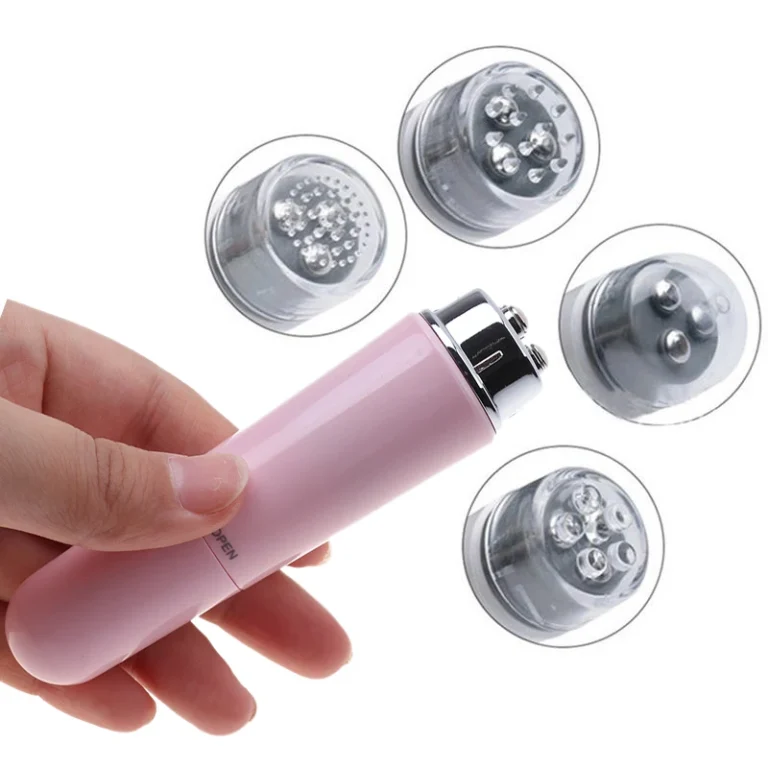4 in 1 Mini Massage Pen Electric Eye Massager Facials Vibration Massage Stick for Dark Circles Eye Bags - Image 3