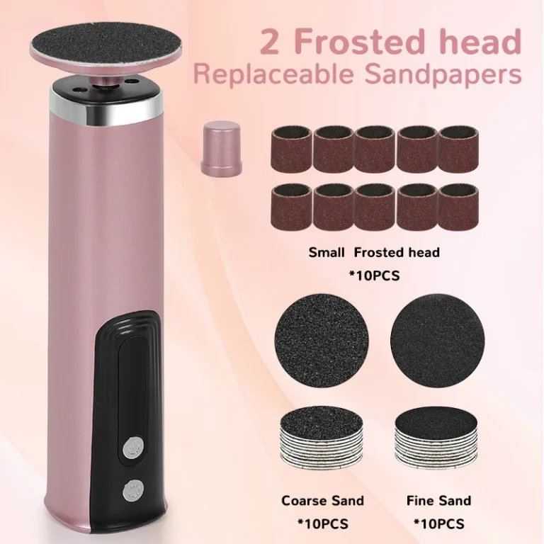 Foot Care Tool 2-in-1 Foot and Hand Electric Care Tools,Polish and Smooth,Shine Toenails Electric Callus Remover Pedicure File - Image 4