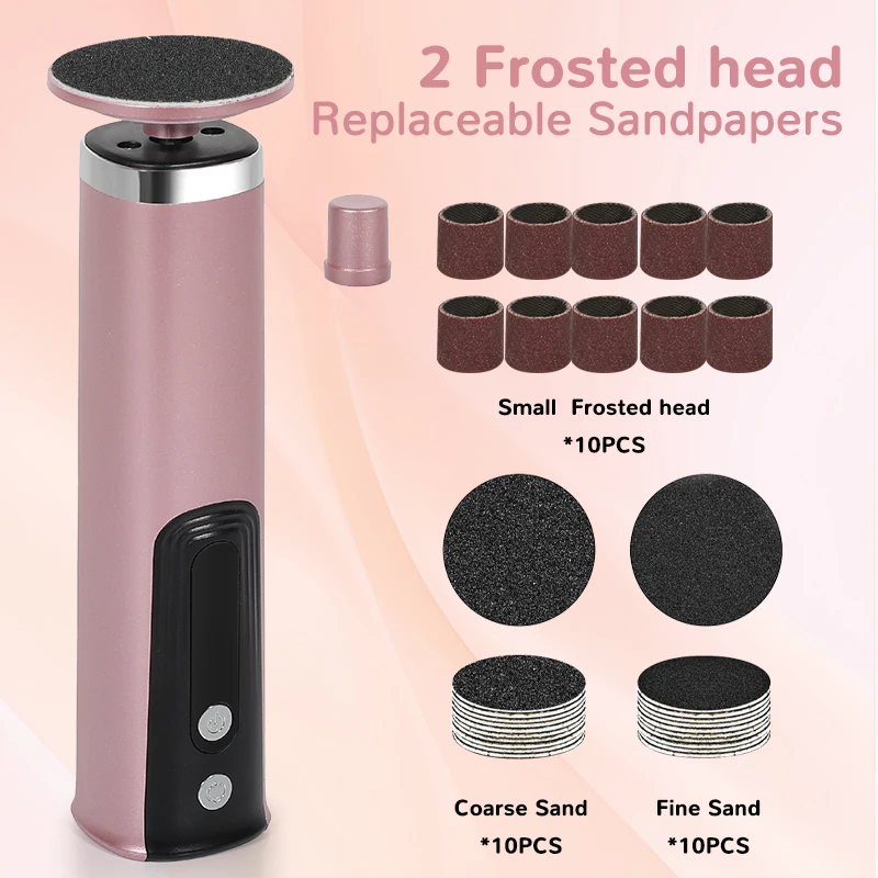 Foot Care Tool 2-in-1 Foot and Hand Electric Care Tools,Polish and Smooth,Shine Toenails Electric Callus Remover Pedicure File - Image 4