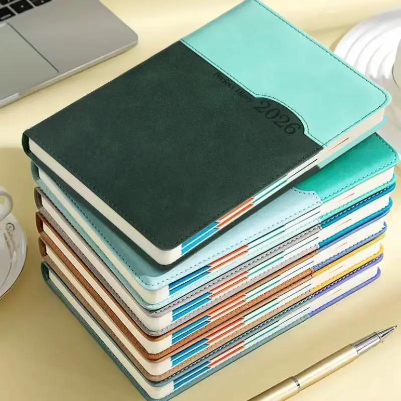1pc 2026 Daily Planner Calendar Notebook, Self-Discipline Logbook for Work and Study - Perfect Back-to-School Gift