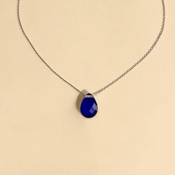 Water Drop Heart Thermochromic Bead Necklace Temperature Color-Changing Mood Bead Necklace For Women - Image 5