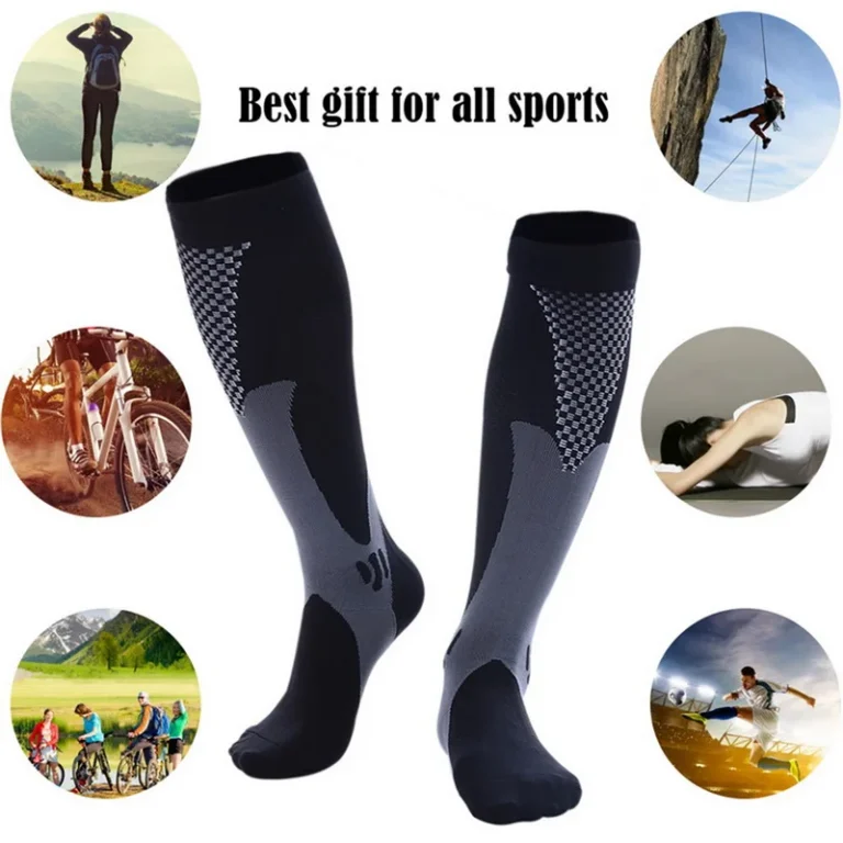 Men's Sports Compression Socks Varicose Veins Cycling Socks Nursing Running Compression Socks Nurse Outdoor Natural Hiking - Image 4