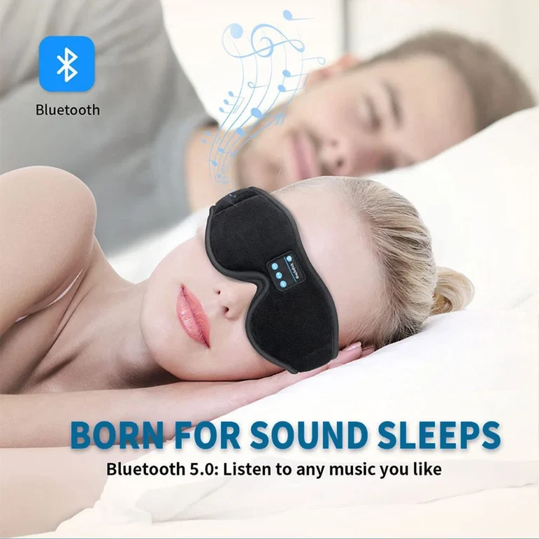 Mask For Sleep Headphones Bluetooth 3D Eye Mask Music Play Sleeping Headphones with Built-in HD Speaker - Image 5