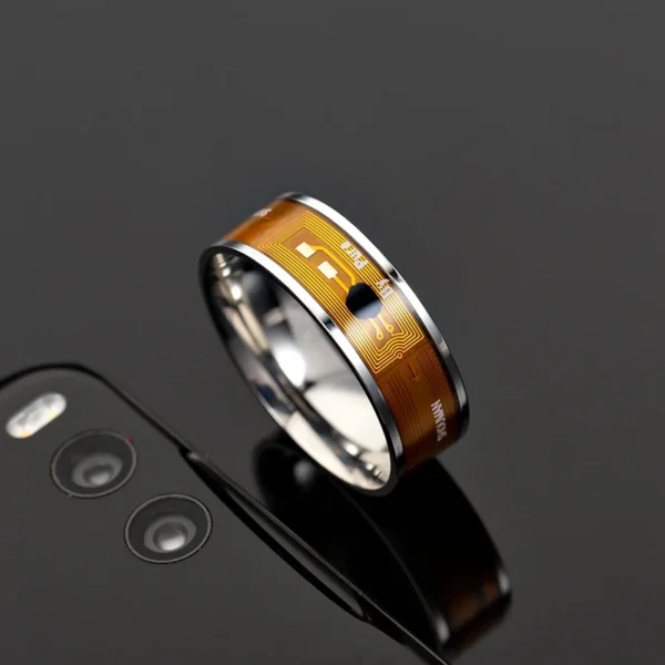 Fashion Men's Ring Magic Wear NFC Smart Ring Finger Digital Ring for Android phones with functional couple stainless steel ring - Image 5