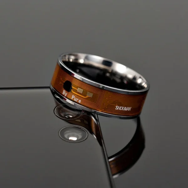 Fashion Men's Ring Magic Wear NFC Smart Ring Finger Digital Ring for Android phones with functional couple stainless steel ring - Image 3
