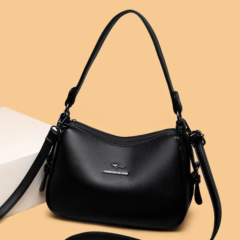 Elegant Ladies Single Shoulder Bag Fashionable Versatile Commuting Underarm Bag Simple Quality Handbag for Work Soft PU Leather - Image 2