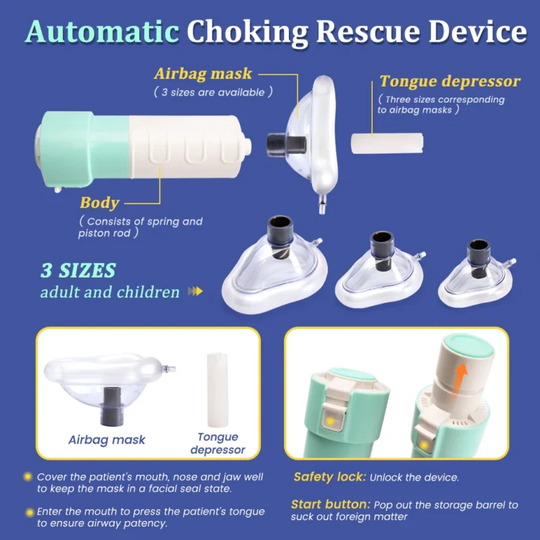 Choking Rescue Device Anti Choking Automatic Anti-Suffocation Device for Adults Children First Aid Choke Emergency Device - Image 4