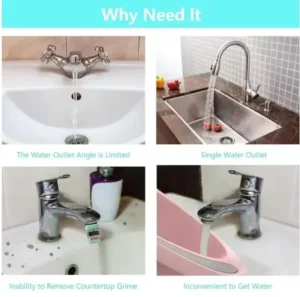 New Universal Rotation Extender Faucet Aerator Plastic Splash Filter Kitchen Tap Washbasin Faucets Bubbler Nozzle Robotic Arm - Image 5