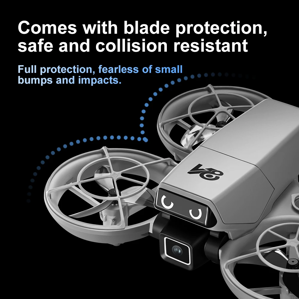 XIAOMI MINI V86 Drone 4K Professional WIFI 5G Drone Dual Camera Obstacle Avoidance Brushless Altitude Mode RC Quadcopter Toy - Image 6