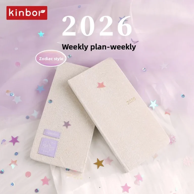 New Kinbor 2026 Week Plan Slim Pocket Weekly Planner Notebook Daily Writing Recording Agenda Calendar Unique Design Best Gifts - Image 6