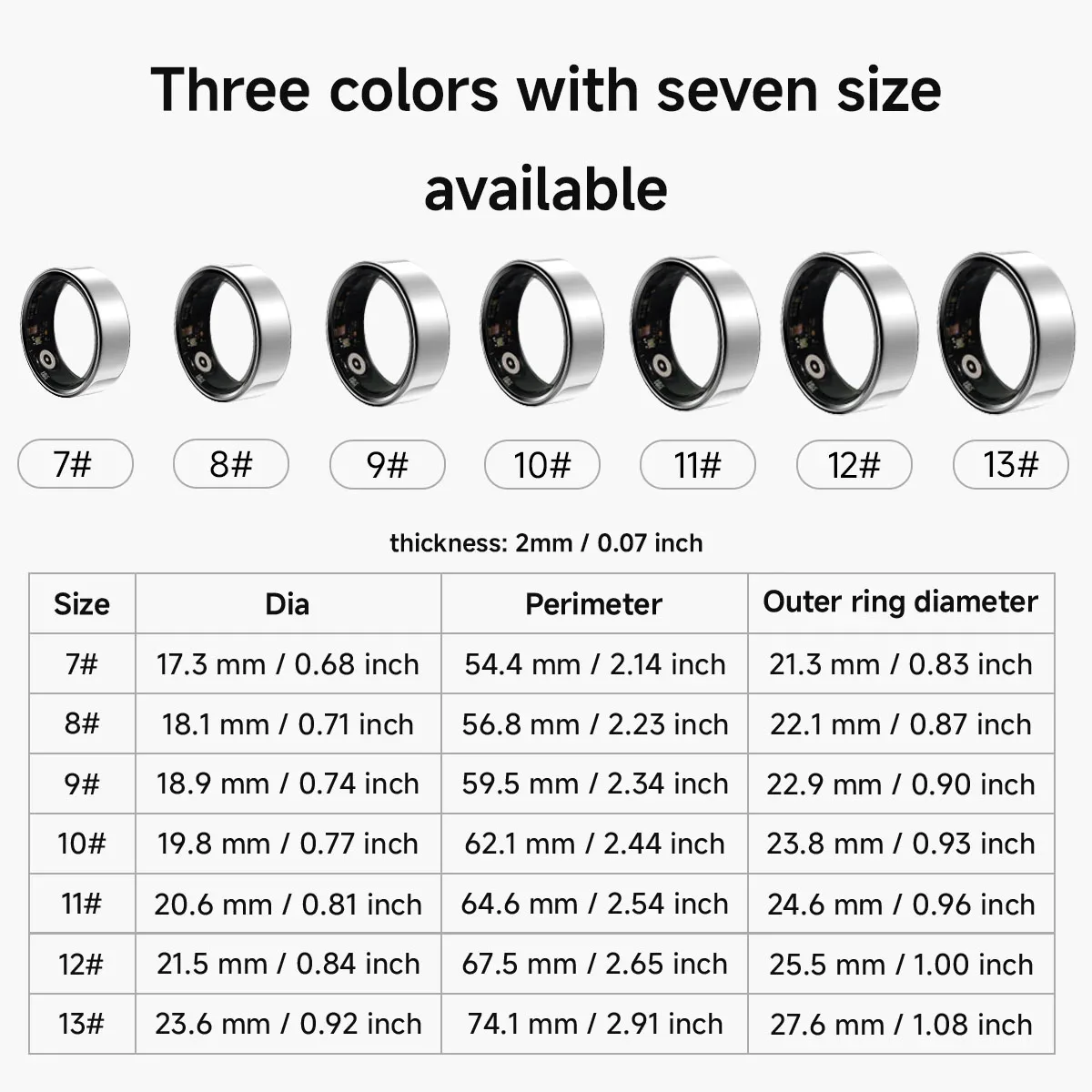 2025 New Smart Ring Blood Oxygen&Pressure Sleep Monitor Sports Tracking Remote Care IP68 Waterproof Men Women - Image 6