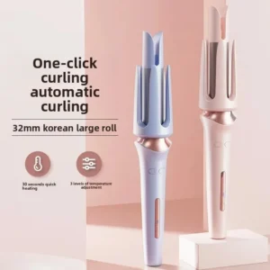 New Automatic Curling Iron Negative Ion Large Wave Lazy Person's Curling Wand Water Wave Pattern Hair Styling Tool Kit