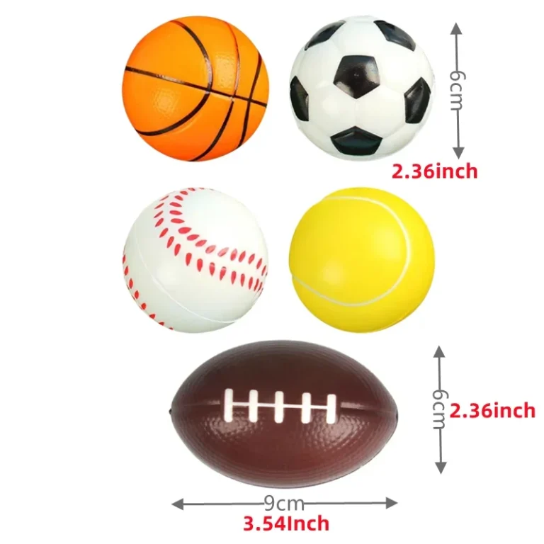 Stress Relief Foam Sponge Stress Ball Squeeze Ball Toy Squeeze Hand Wrist Exercise Sponge Toy for Kid Adult Child Creative Gifts - Image 6