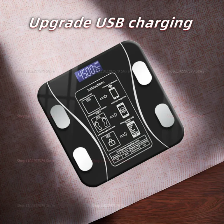 Smart body fat scale household precision durable small charging electronic weighing high precision measurement human body weight - Image 5