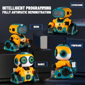 Smart Robot Interactive 2.4G Emo Remote Control Intelligent Induction Music Sensing Robotic Toys for Children Birthday Gifts - Image 2