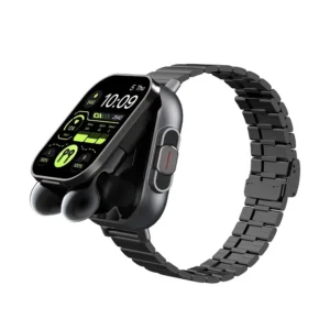 for Doogee S Cyber S Punk S118 S200 X Smart Watch TWS 2 In 1 Wireless Bluetooth Noise Cancelling Earphones Watch Heart Rate NFC