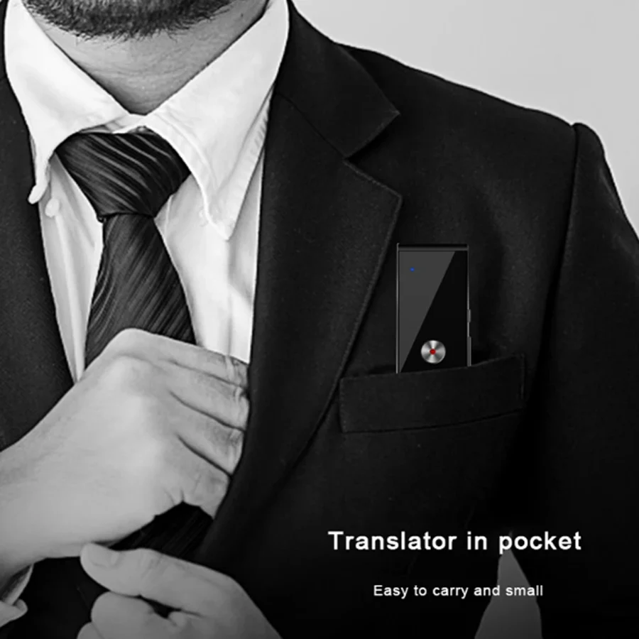 Portable T8 Smart Voice Speech Translator Two-Way Real Time 40 Multi-Language Translation For Learning Travelling Business Meet - Image 5