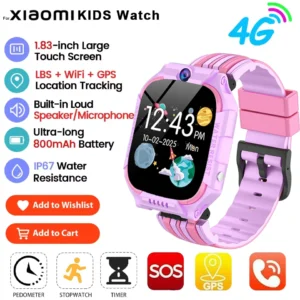 World Premiere NEW 4G/5G SmartWatch Kids NFC GPS Video Call Child Smartwatch Monitor Tracker Location IP67 Watch 2025New Upgrade