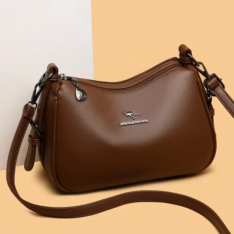 Elegant Ladies Single Shoulder Bag Fashionable Versatile Commuting Underarm Bag Simple Quality Handbag for Work Soft PU Leather - Image 3