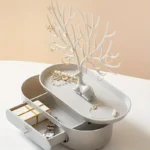 Antlers Makeup Organizer Creative Jewelry Display Stand Wall Shelf For Rings Earrings Necklace Bracelet Bathroom Repisas Home