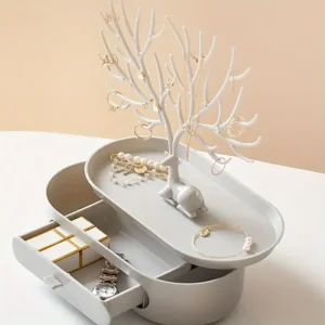 Antlers Makeup Organizer Creative Jewelry Display Stand Wall Shelf For Rings Earrings Necklace Bracelet Bathroom Repisas Home