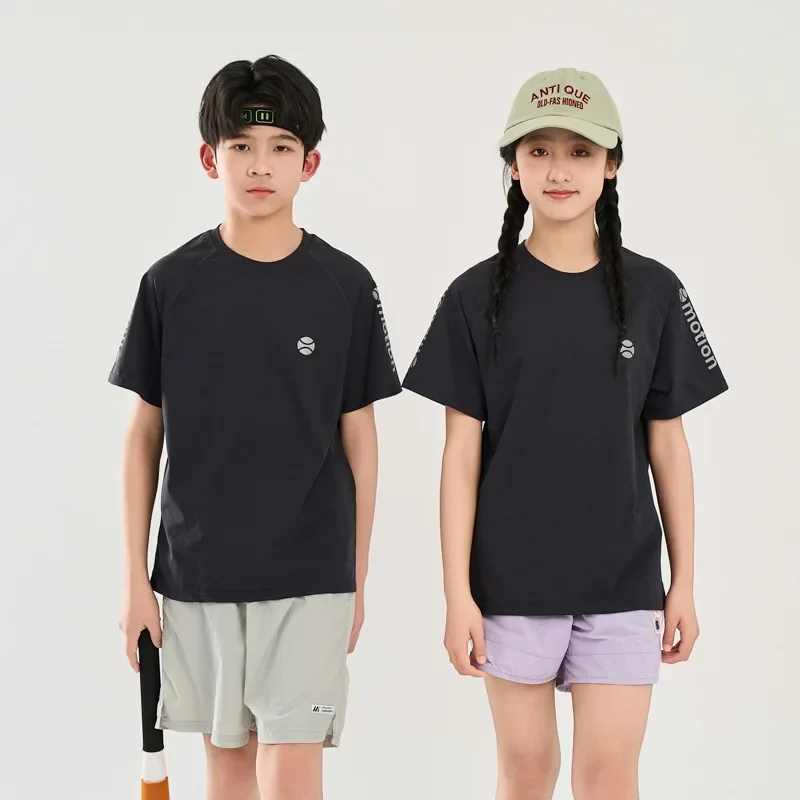 Quick Dry Short Sleeve Sports Training Clothes for Boys And Girls Children's T-Shirts Outerwear Summer Clothing for Kids - Image 2