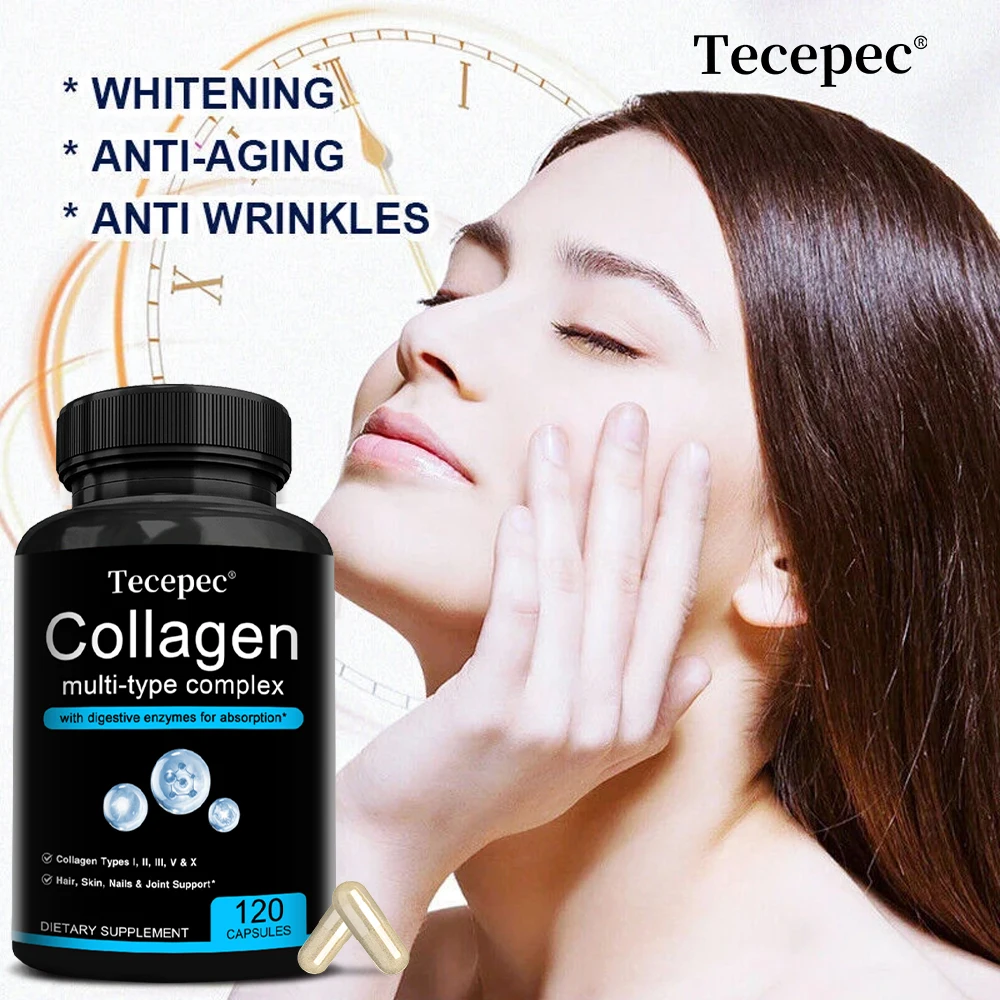 Multiple Collagen Complex Capsules - Hair, Skin, Nail, Bones, Joint Health Support, Antioxidant, Strengthens Immune System - Image 5