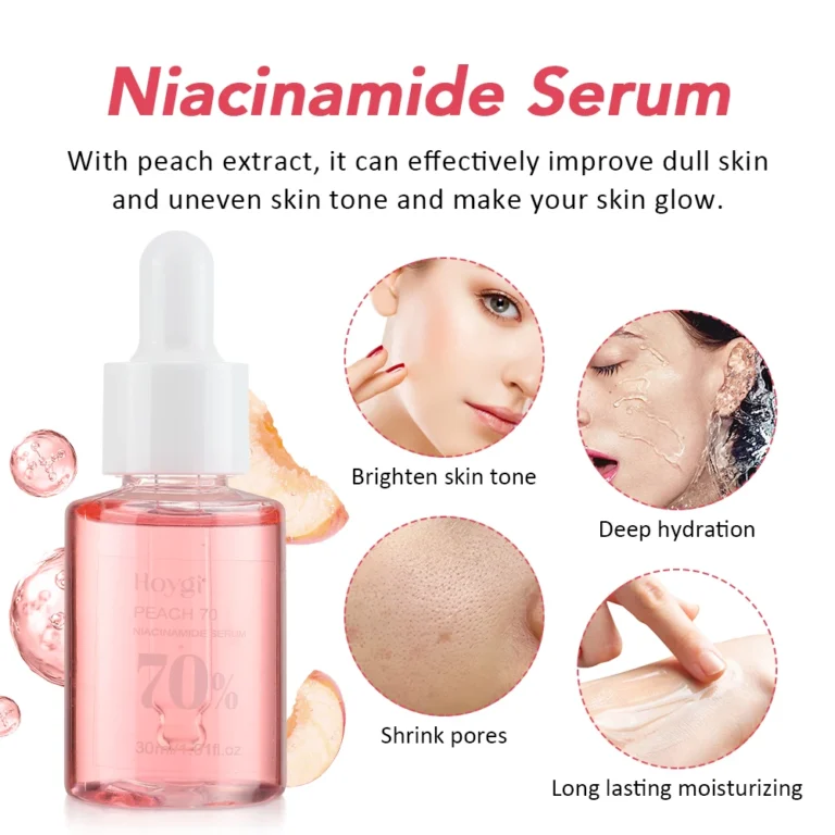 Niacinamide Facial Serum Fade Melanin Moisturzing Rejuvenation Shrink Pores Smooth Brightening Skin Care Dark Spot Remover Serum - Image 3