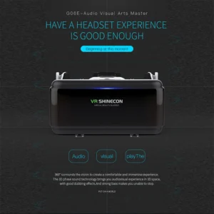 VR Shinecon Casque Helmet 3D Glasses Virtual Reality Augmented For iPhone Android Smartphone Smart Phone Goggle Mobile Viar Game - Image 2