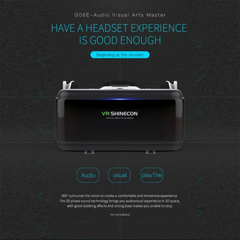 VR Shinecon Casque Helmet 3D Glasses Virtual Reality Augmented For iPhone Android Smartphone Smart Phone Goggle Mobile Viar Game - Image 2