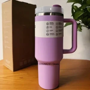 2025New Arrivals Thermal Coffee Cup with Straw Stainless Steel Vacuum Insulated Tumbler 40oz Thermal Iced Travel Cup for Outdoor - Image 3