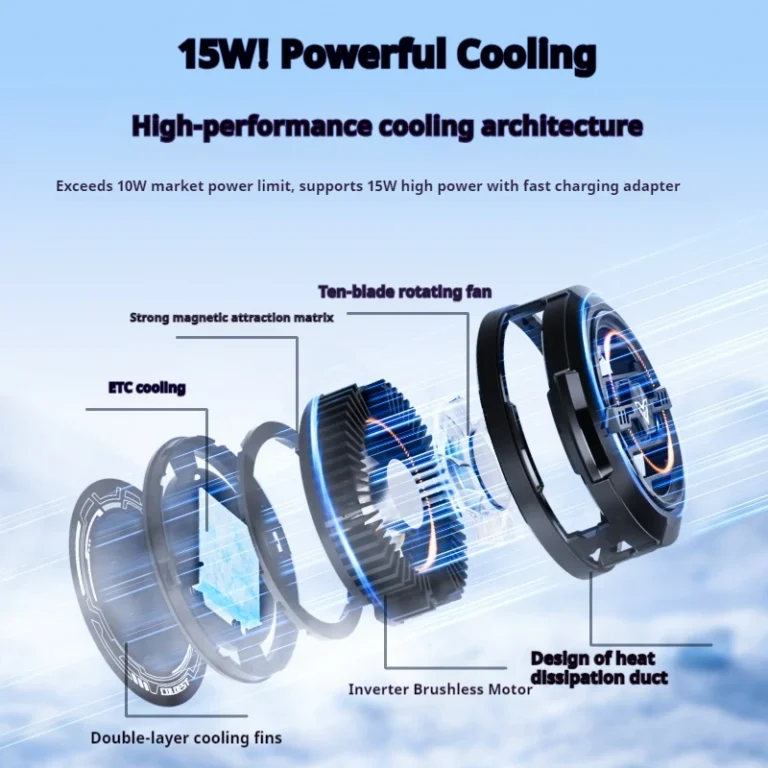 Portable Semiconductor Clip-on Phone Cooler for Live Streaming Gaming Cooling Device Heat Dissipation for Mobile Phones - Image 6
