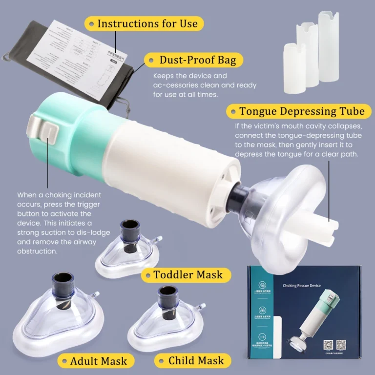 Choking Rescue Device Anti Choking Automatic Anti-Suffocation Device for Adults Children First Aid Choke Emergency Device - Image 5